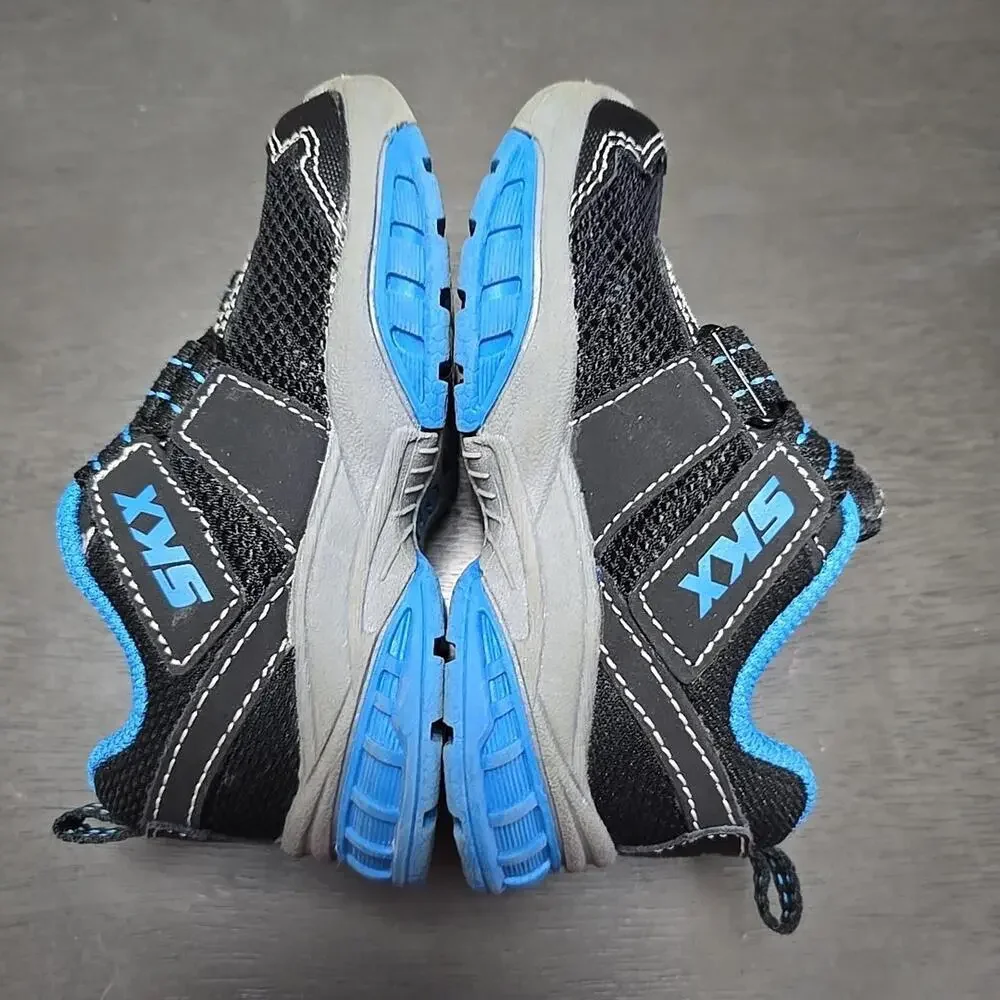 SKETCHERS SUPER Z l Boys sneakers Blue Black Size 6 Very Good Pre-owned - Picture 5 of 9